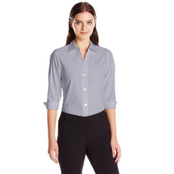 Foxcroft Non Iron Button Down - Picture 1 of 5